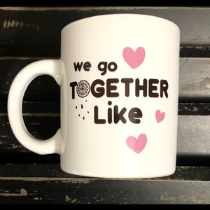 OREO COOKIE “We Go Together Like” Cookies & Milk Cup Coffee Mug